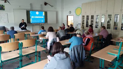 Přednáška por. Mgr. Miroslava Mervarta, preventisty PČR s názvem Past na děti aneb sociální sítě pod drobnohledem.